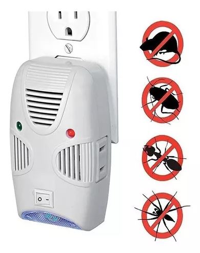 Repelente Eléctrico De Plagas Insectos Arañas Mosquito Verde