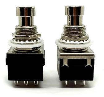 Switch pedal de guitarra 3PDT 9 Pines
