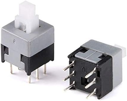 Interruptor táctil de botón cuadrado de 6 pines, 8,5 x 8,5 x 14 mm.
