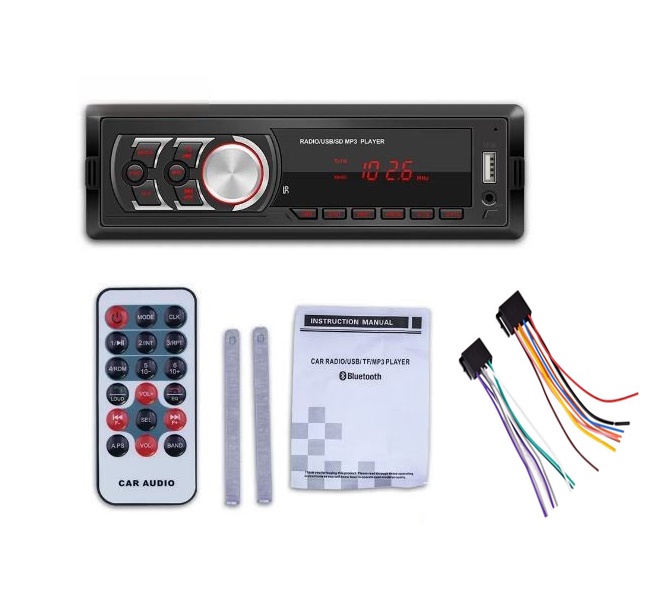 Radio Auto 1 din modelo 1781E Bluetooth