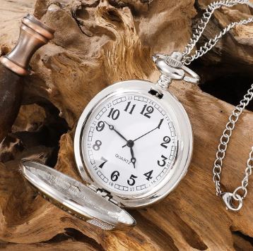 Reloj De bolsillo De cuarzo Vintage para hombres