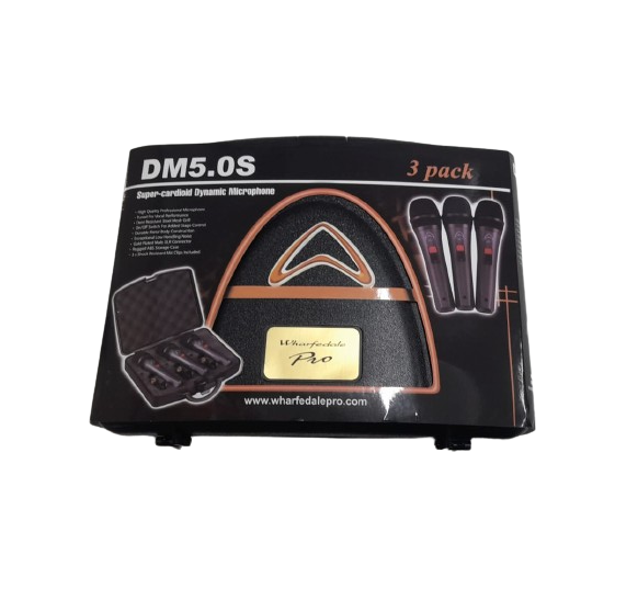 Pack de 3 micrófonos Super Cardiode Dinámico DM5.0S