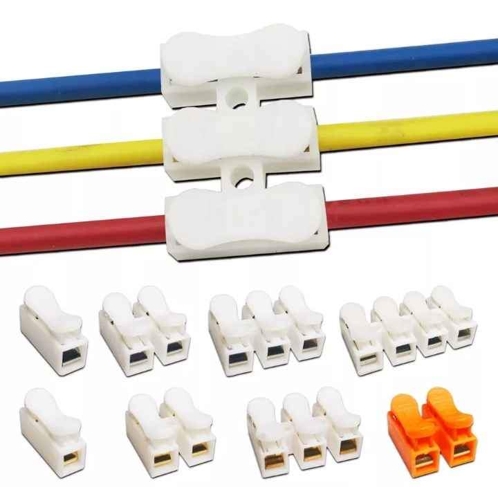 Regleta de conexión para uniones cables sin tornillo