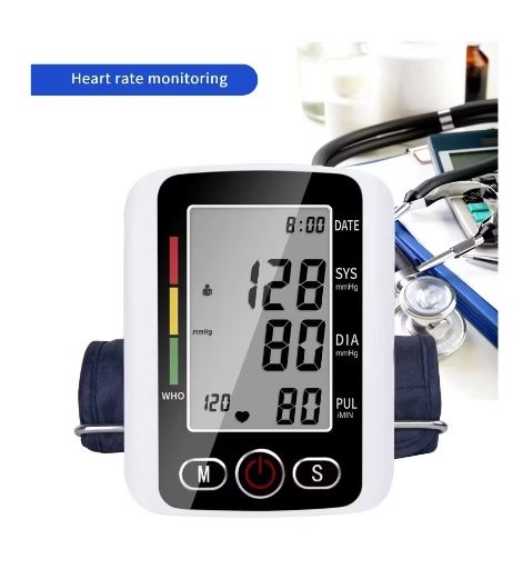 Tensiómetro Digital para tomar la presión del brazo.