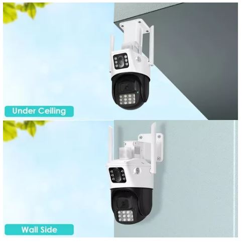Camara Wifi dual PTZ  P33 APP V380 Pro