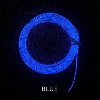 Tira de luz Neón Azul USB 3 Metros
