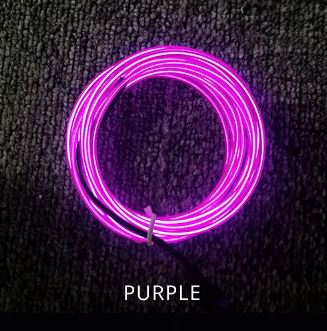 Tira de luz Neón Morada USB 3 Metros