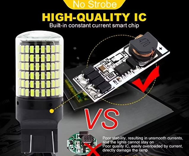 Ampolleta Led T20  2 contactos Blanca x2