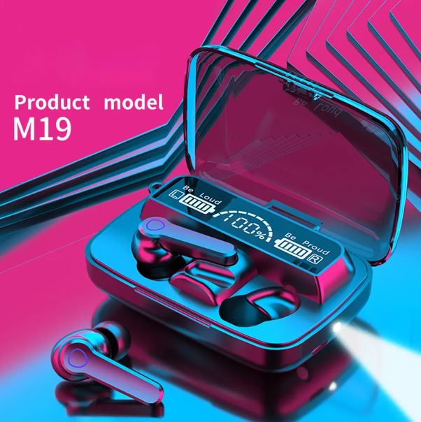 Audifonos inalámbricos M19 con Bluetooth