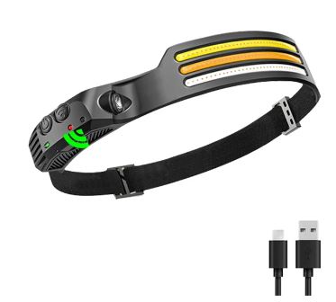 Cintillo Linterna Frontal 3 Led