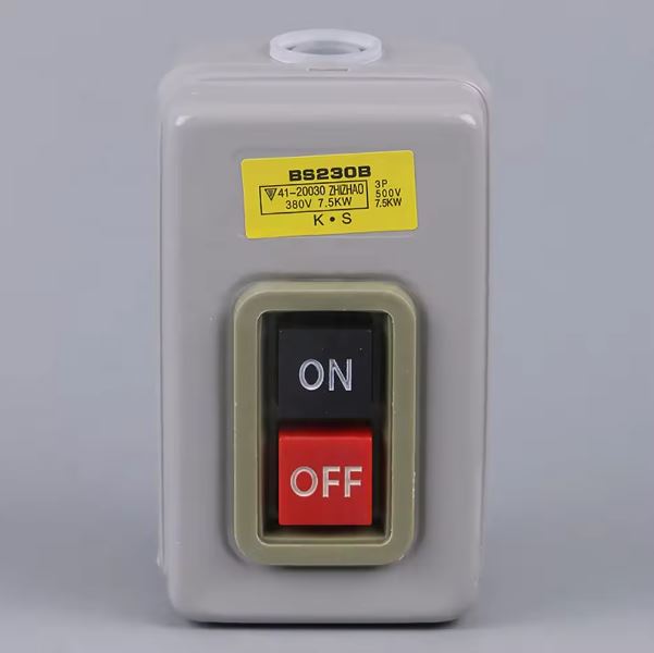 Interruptor pulsador de encendido y apagado BS230B.