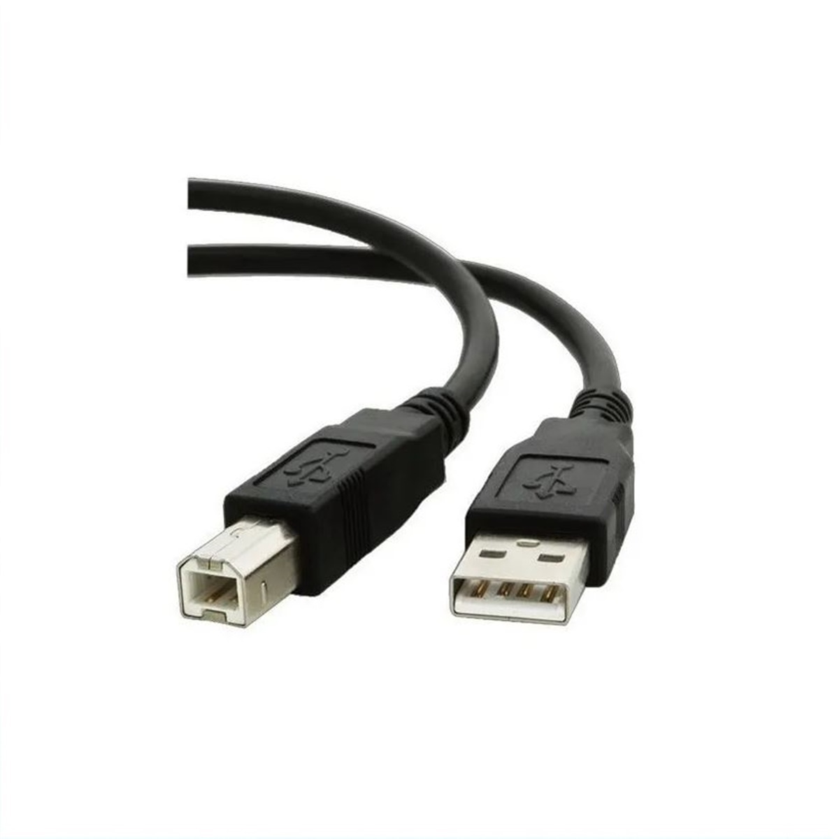 Cable De Impresora Y Scanner A-b De 1.5 Metros Con Usb 2.0 Color Blanco