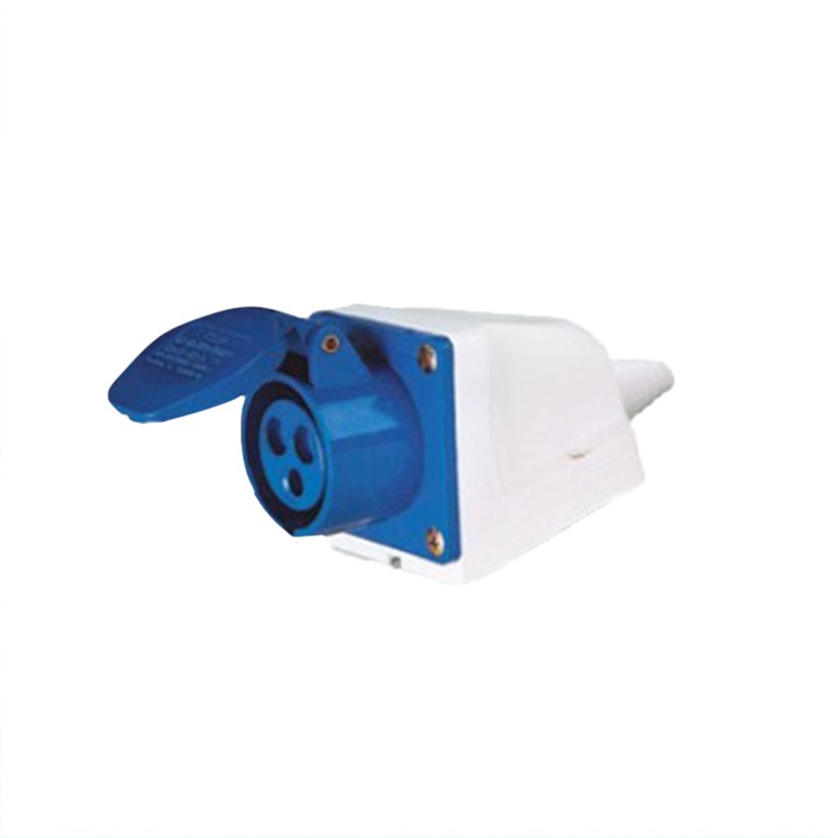 Enchufe industrial hembra sobrepuesta 2P+T 32A