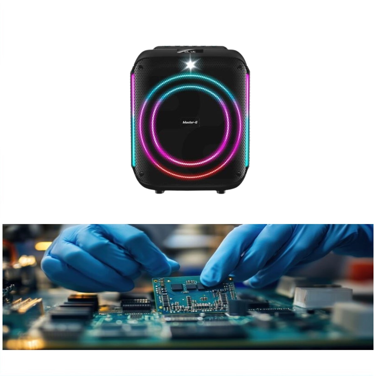 Servicio de Diagnóstico de Parlante Karaoke Bluetooth MGSCRATCH Master G