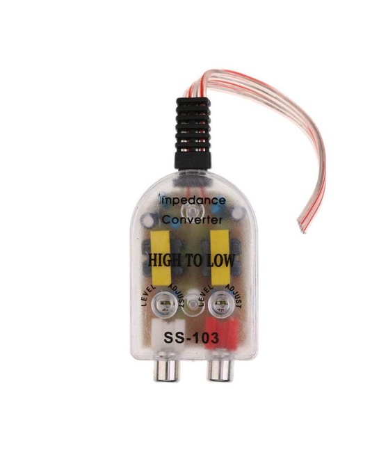 Adaptador impedancia baja , alta Automóvil
