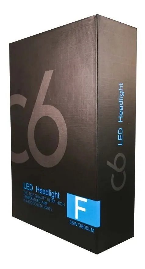 Turbo Led C6 black HB1/9004