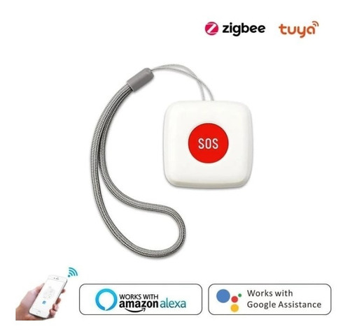 Botón Sos De Emergencia Mas Hub Tuya- Zigbbe.