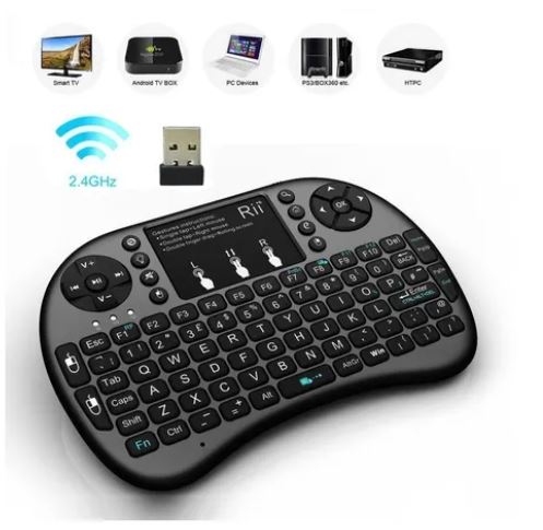 Mni Teclado con mouse Smart TV , TV BOX