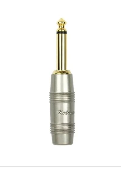 plug macho 6.35mm volante `para cable de guitarra, bajo, mandolina , ukelele
