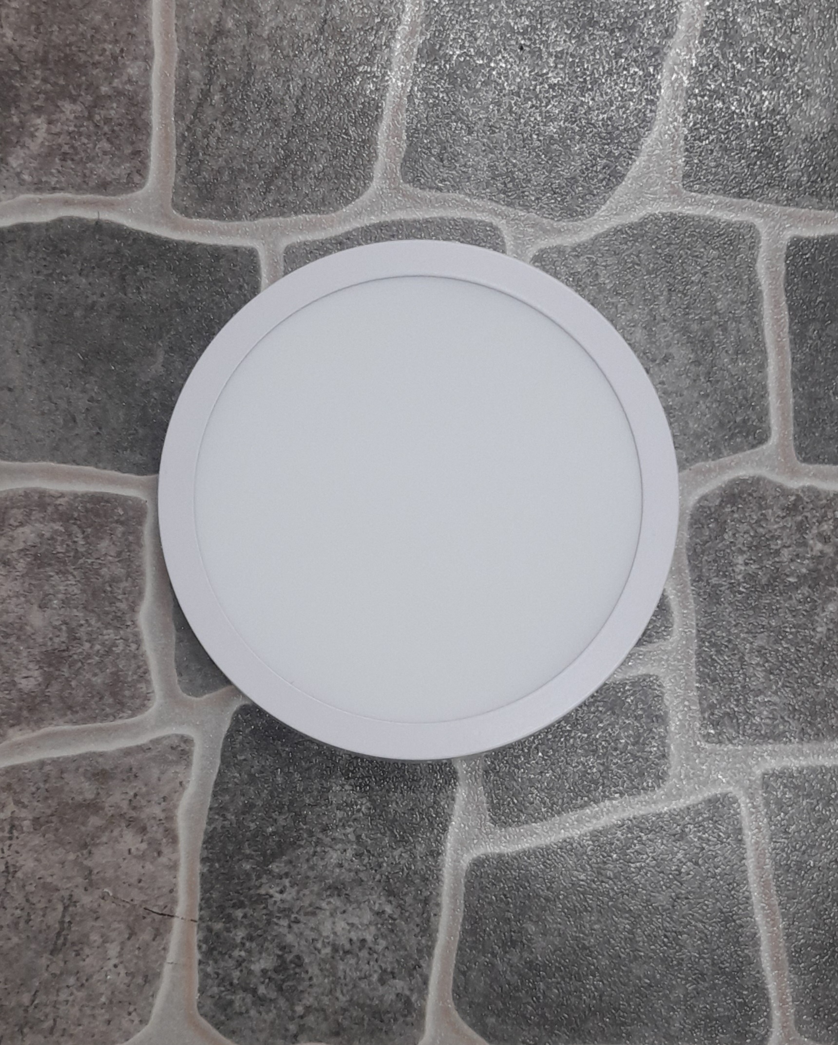 Foco Panel Plafón Led 18W  ,Sobrepuesto Redondo Luz Frio 6000k