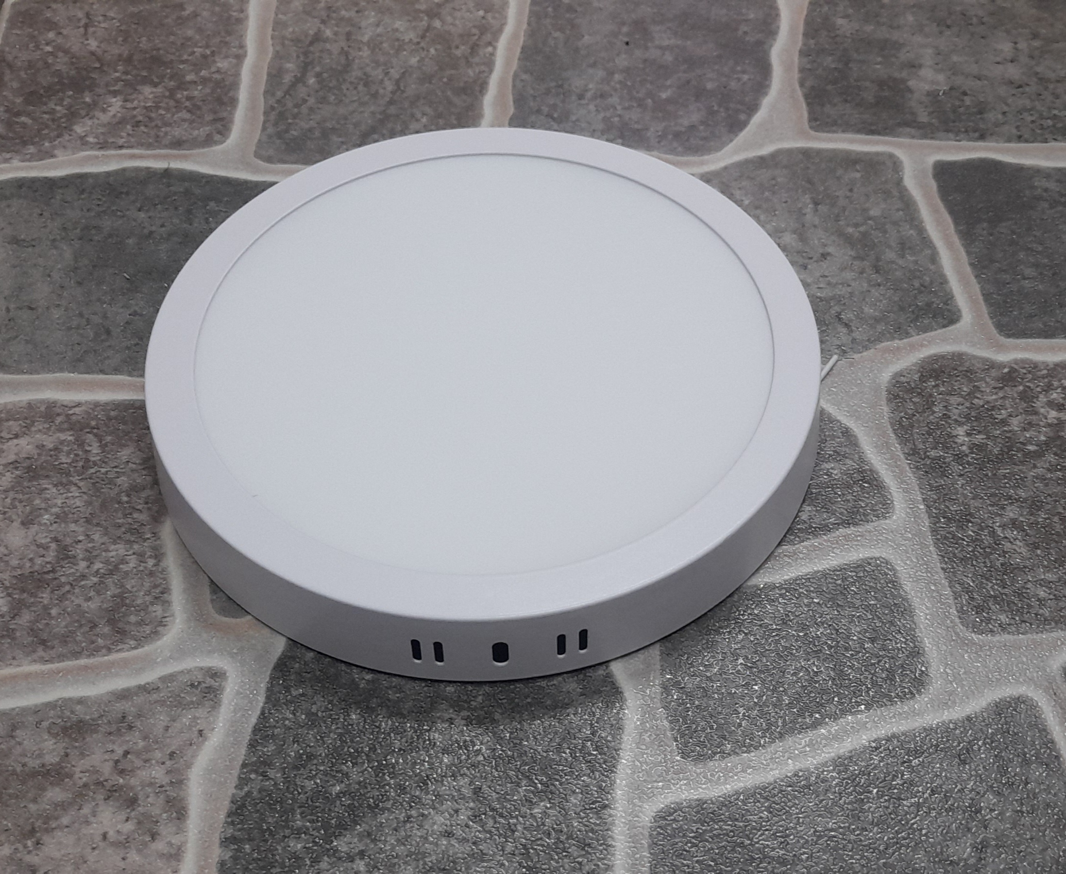 Foco Panel Plafón Led 18W  ,Sobrepuesto Redondo Luz Frio 6000k