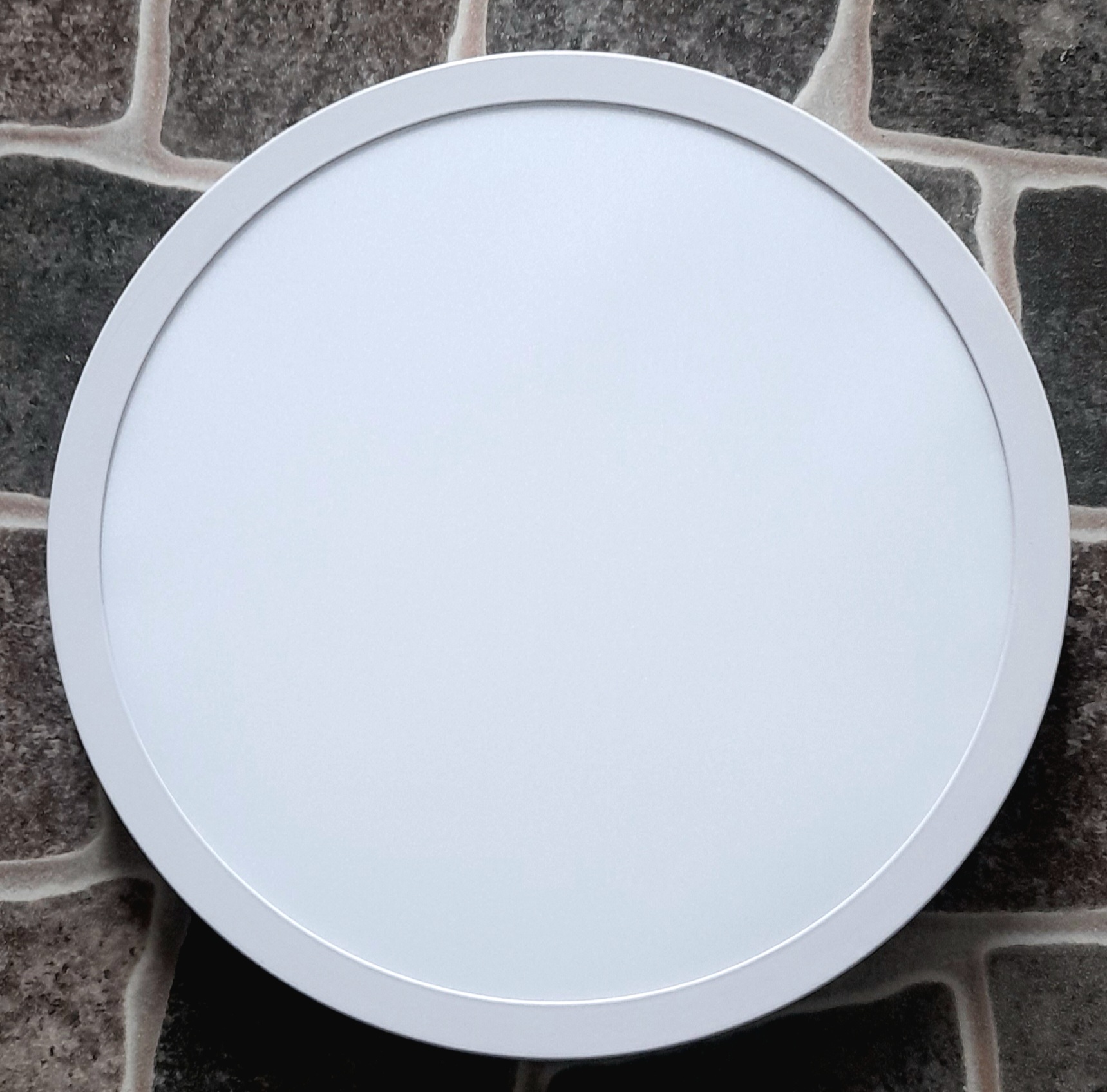 Foco Panel Plafón Led 18W  ,Sobrepuesto Redondo Luz Frio 6000k
