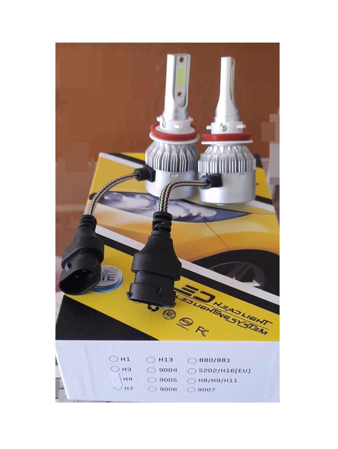 Turbo Led Azul Hielo H11