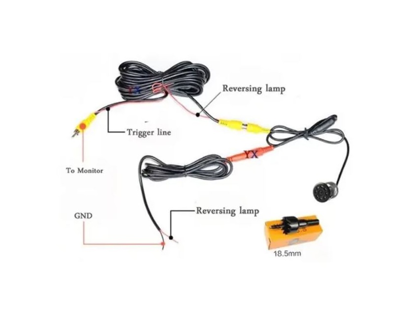 Cámara De Retroceso Embutida Para Auto 8 led